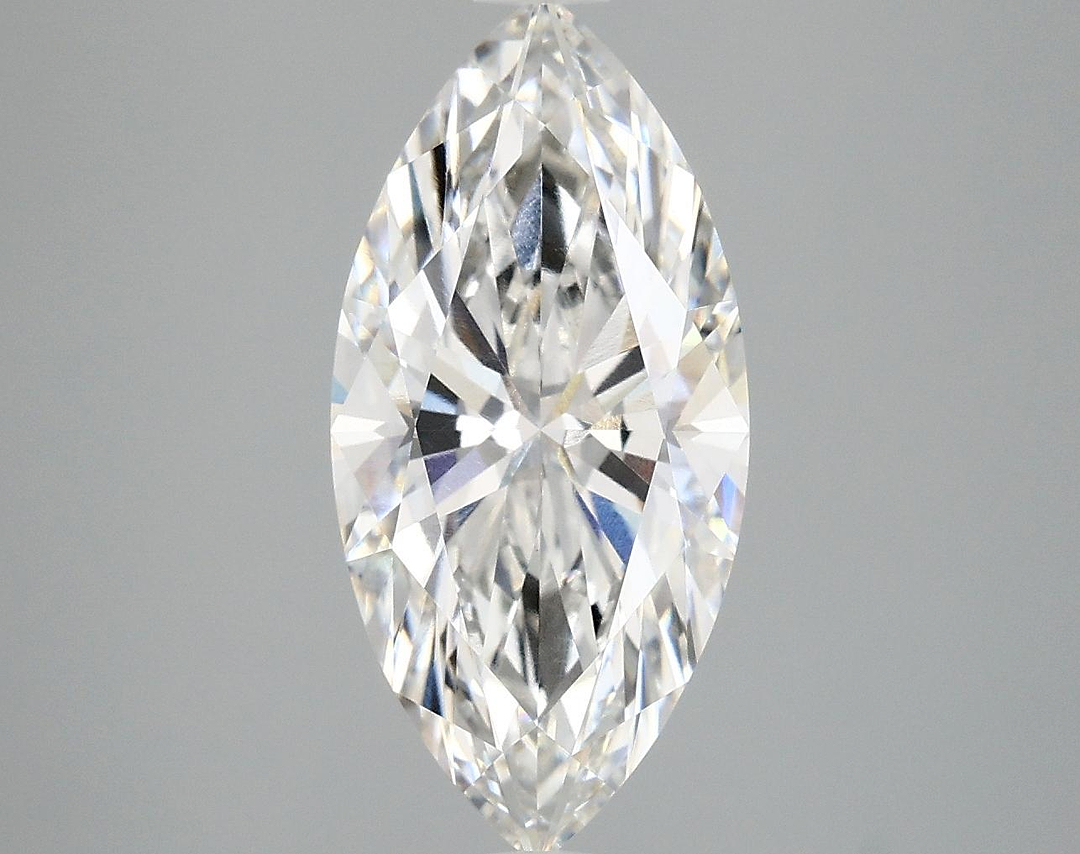 3.07 Carat Marquise Shaped Excellent Cut VVS2 IGI Certified Lab Grown Diamond