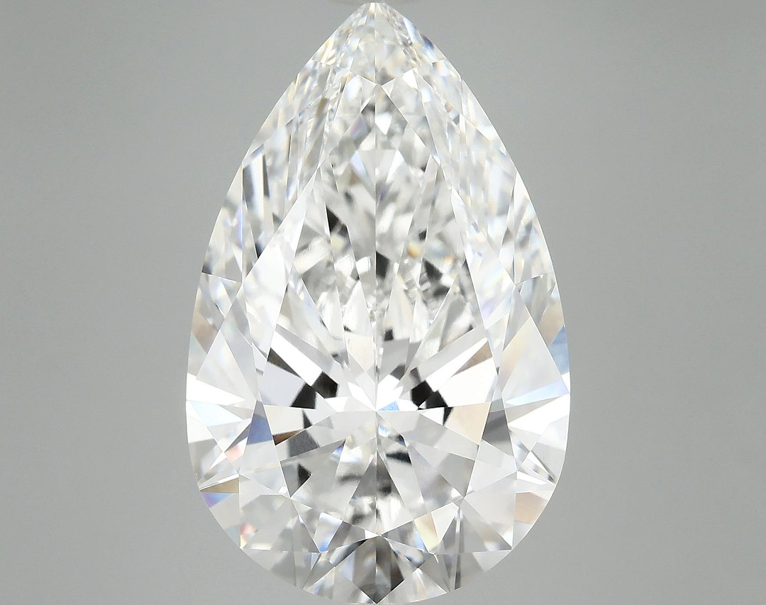 10.7 Carat Pear Shaped Ideal Cut VVS2 IGI Certified Lab Grown Diamond