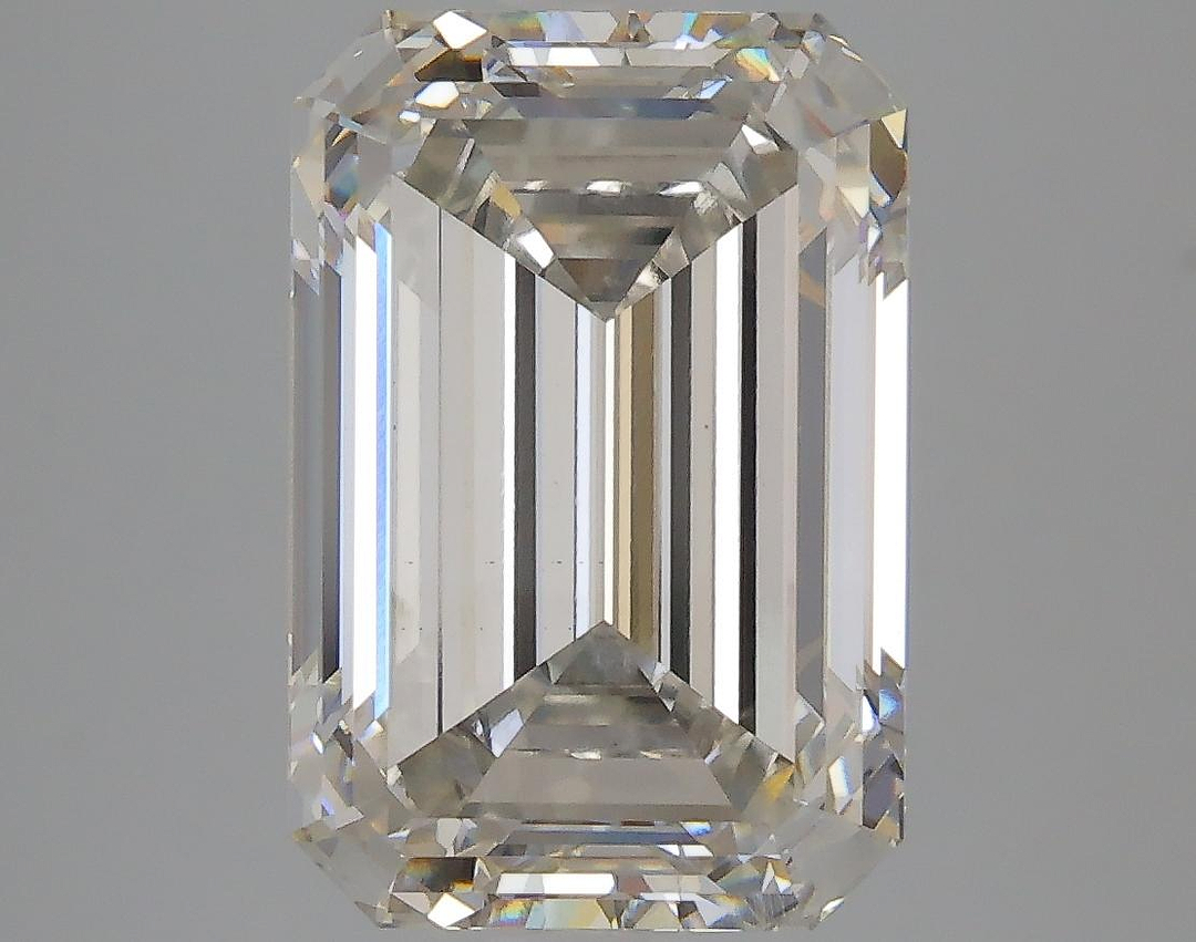 6.16 Carat Emerald Shaped Ideal Cut VVS2 IGI Certified Lab Grown Diamond