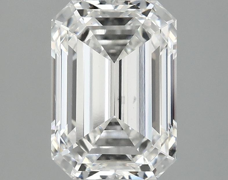 2.43 Carat Emerald Shaped Ideal Cut VS2 IGI Certified Lab Grown Diamond