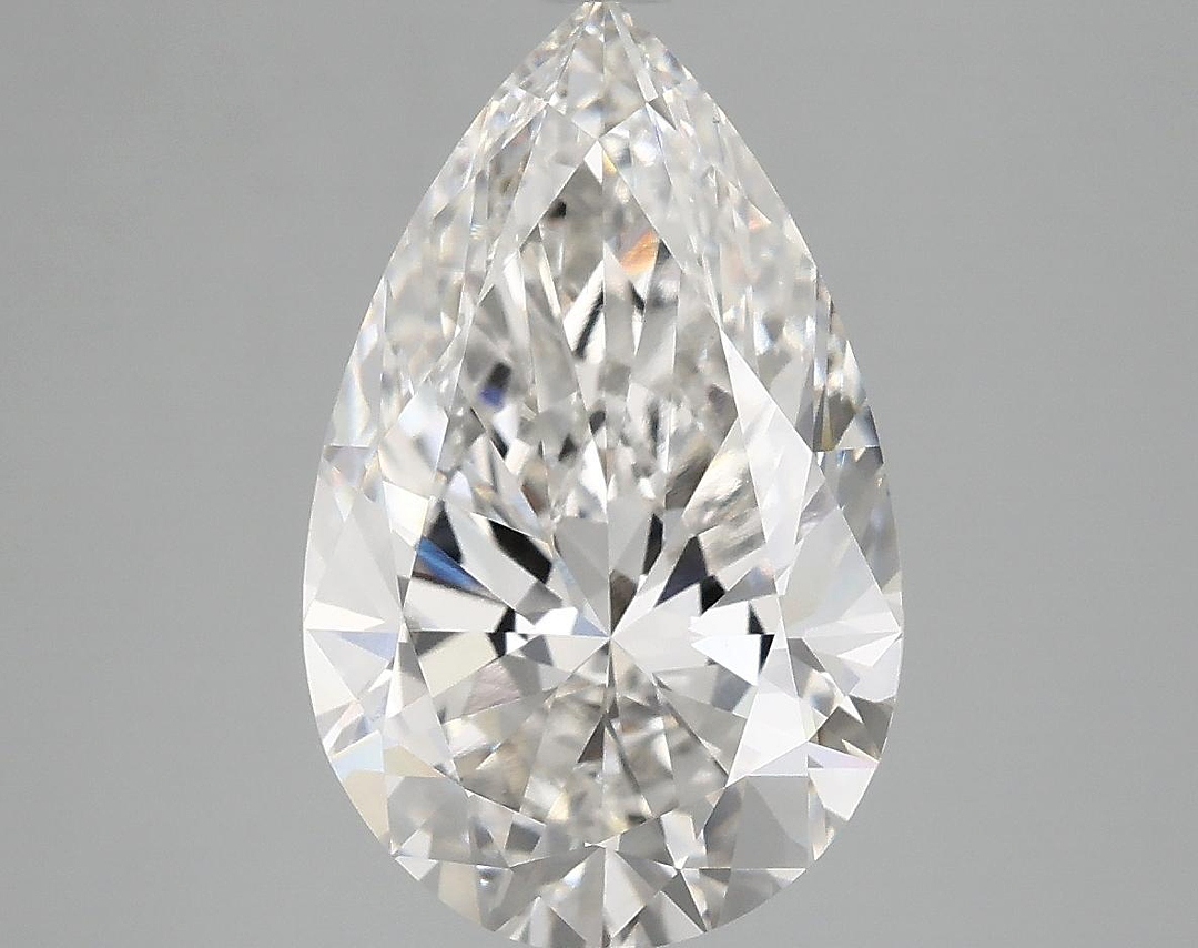 4.07 Carat Pear Shaped Ideal Cut VS1 IGI Certified Lab Grown Diamond