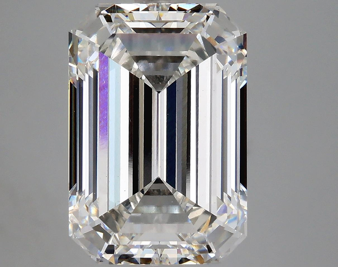 6.09 Carat Emerald Shaped Ideal Cut VS1 IGI Certified Lab Grown Diamond