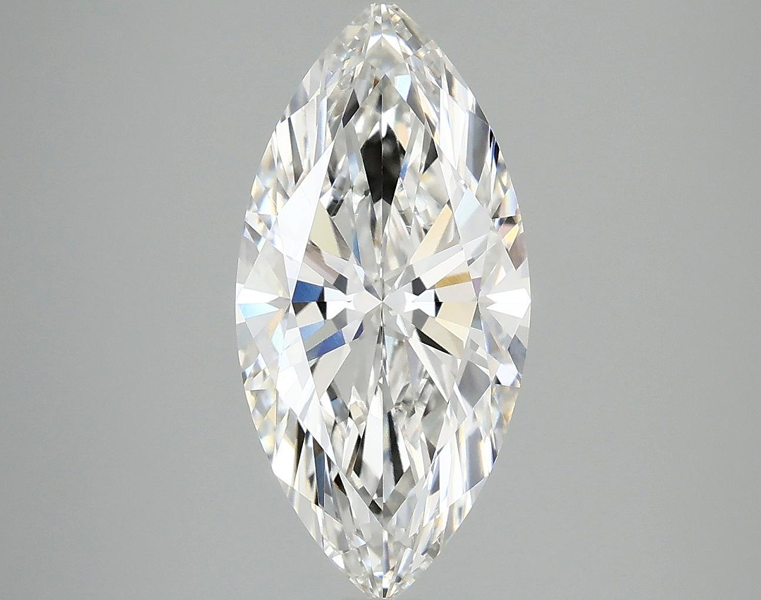3.07 Carat Marquise Shaped Excellent Cut VVS2 IGI Certified Lab Grown Diamond