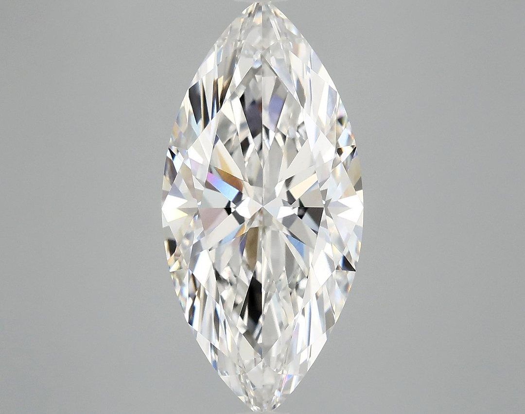 3.93 Carat Marquise Shaped Excellent Cut VVS2 IGI Certified Lab Grown Diamond