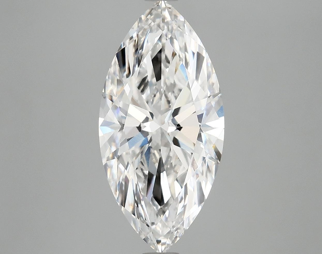 3.02 Carat Marquise Shaped Excellent Cut VVS2 IGI Certified Lab Grown Diamond