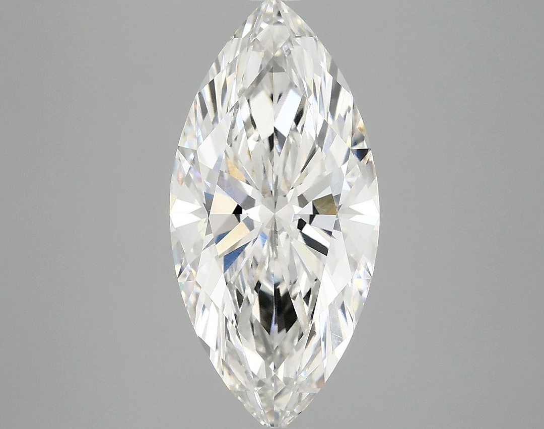 3.09 Carat Marquise Shaped Excellent Cut VVS2 IGI Certified Lab Grown Diamond