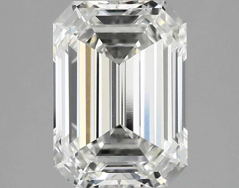 2.55 Carat Emerald Shaped Excellent Cut VS1 IGI Certified Lab Grown Diamond