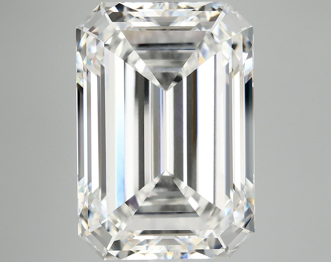 12.22 Carat Emerald Shaped Ideal Cut VVS2 IGI Certified Lab Grown Diamond
