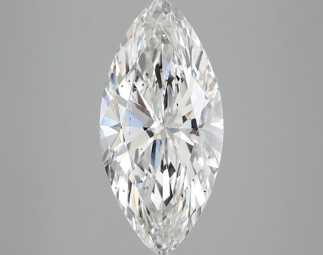 3.07 Carat Marquise Shaped Excellent Cut SI1 IGI Certified Lab Grown Diamond