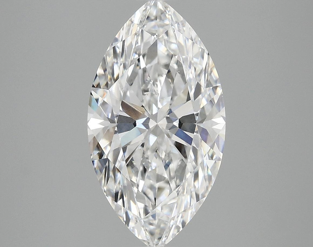 3.04 Carat Marquise Shaped Excellent Cut VVS2 IGI Certified Lab Grown Diamond