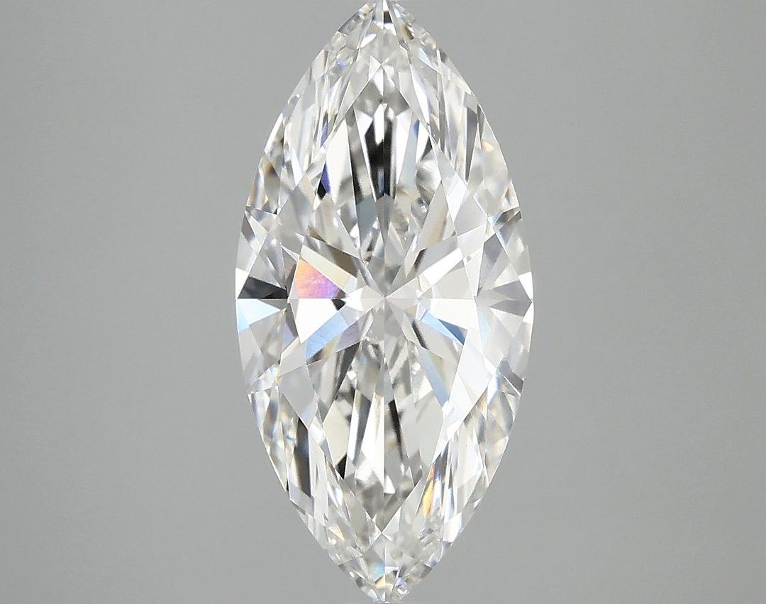 2.85 Carat Marquise Shaped Excellent Cut VS1 IGI Certified Lab Grown Diamond