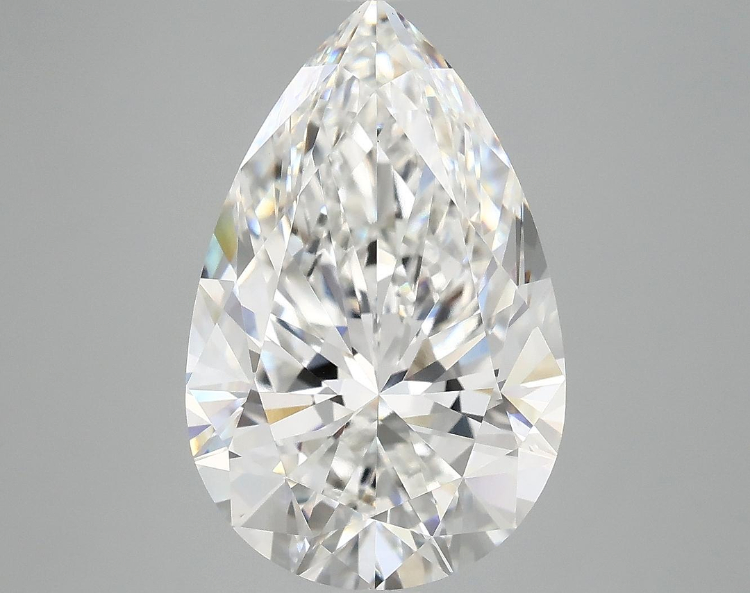 5.91 Carat Pear Shaped Ideal Cut VS1 IGI Certified Lab Grown Diamond