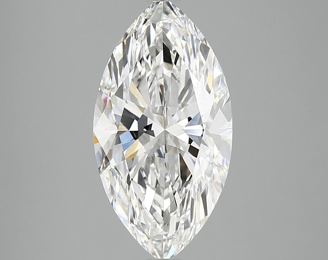 3.09 Carat Marquise Shaped Excellent Cut VVS2 IGI Certified Lab Grown Diamond