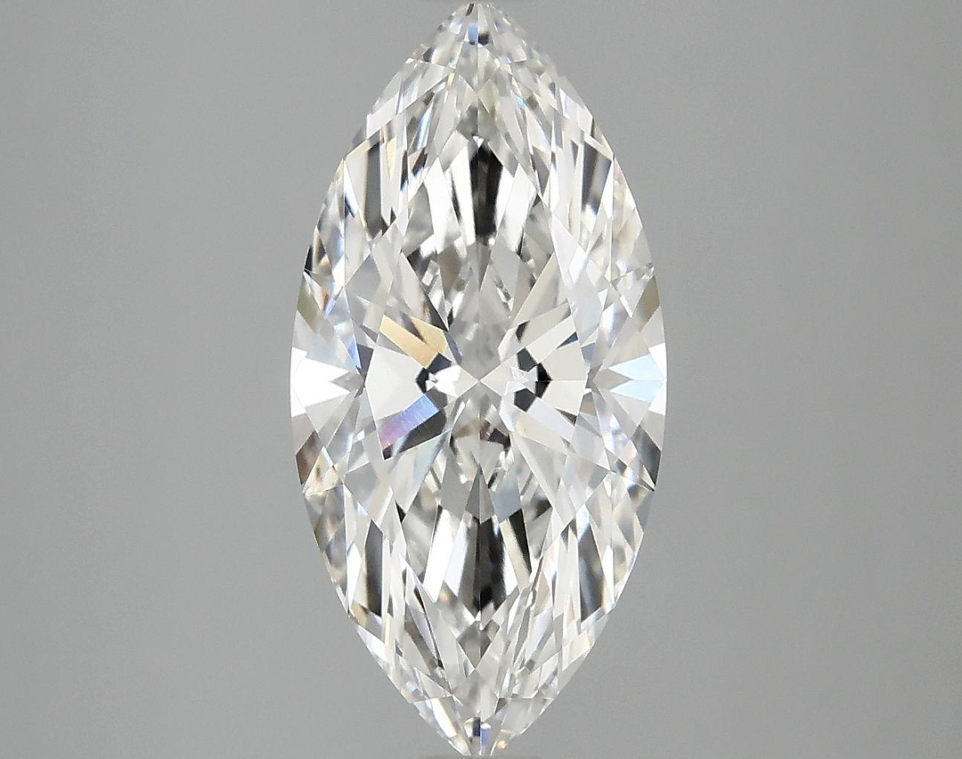 3.06 Carat Marquise Shaped Excellent Cut VVS2 IGI Certified Lab Grown Diamond