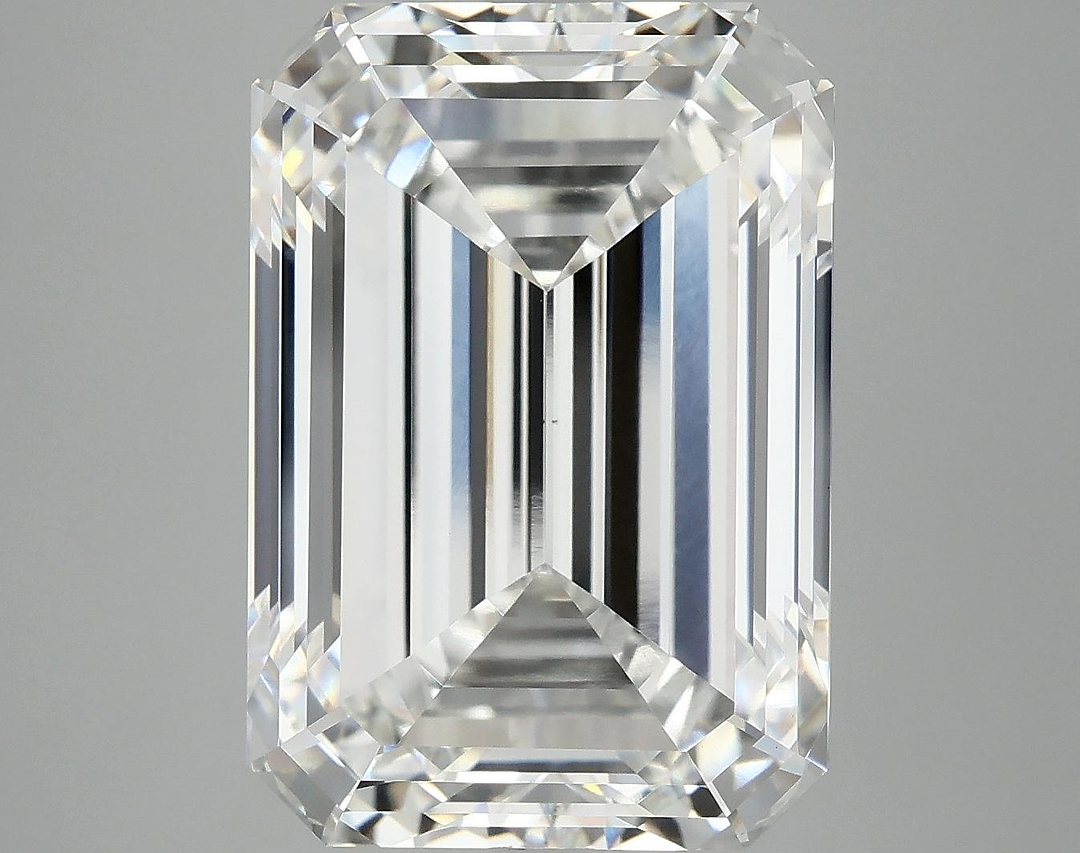 12.39 Carat Emerald Shaped Ideal Cut VS1 IGI Certified Lab Grown Diamond