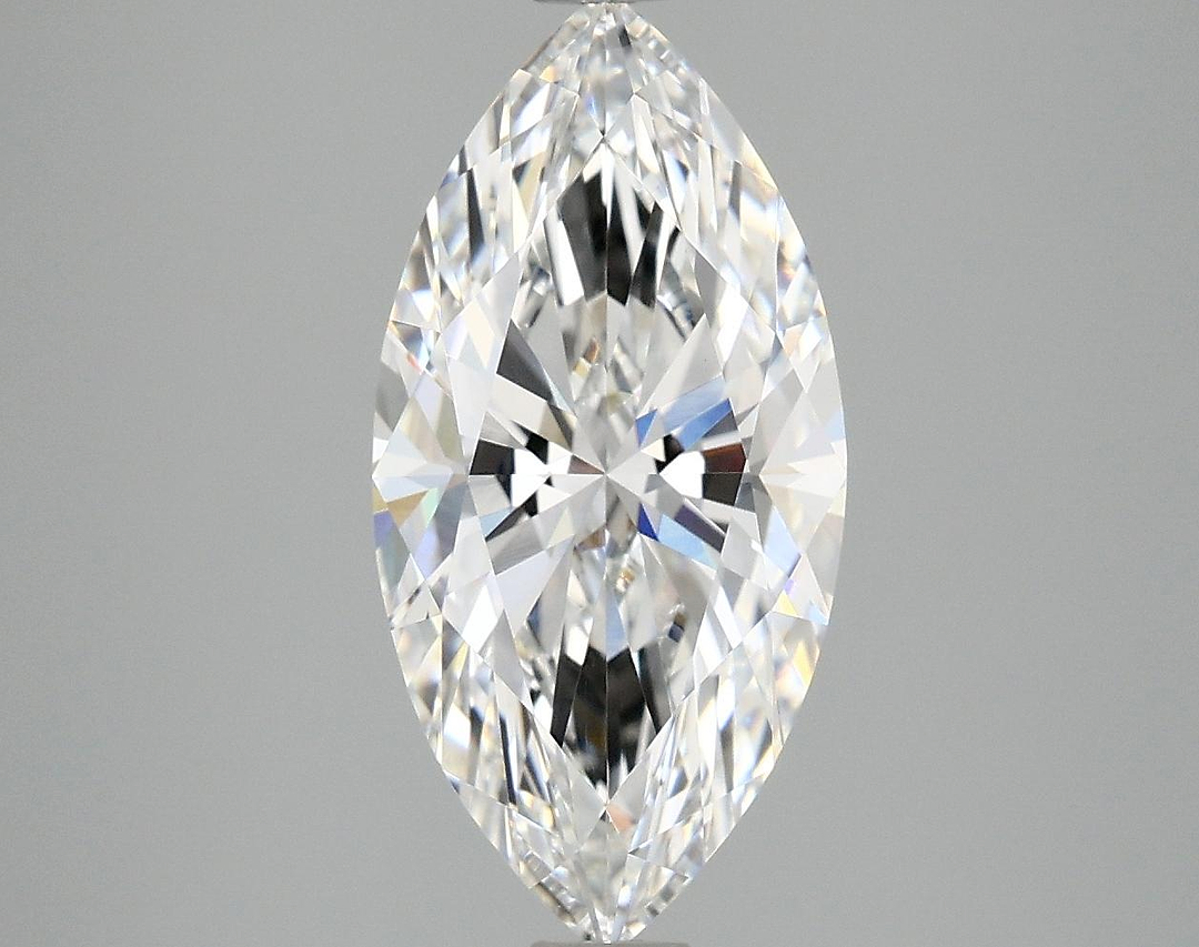 3.08 Carat Marquise Shaped Ideal Cut VVS2 IGI Certified Lab Grown Diamond