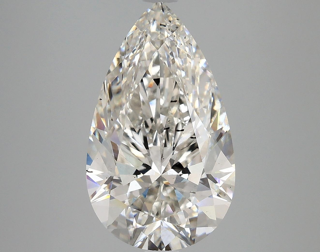 5.01 Carat Pear Shaped Ideal Cut SI1 IGI Certified Lab Grown Diamond