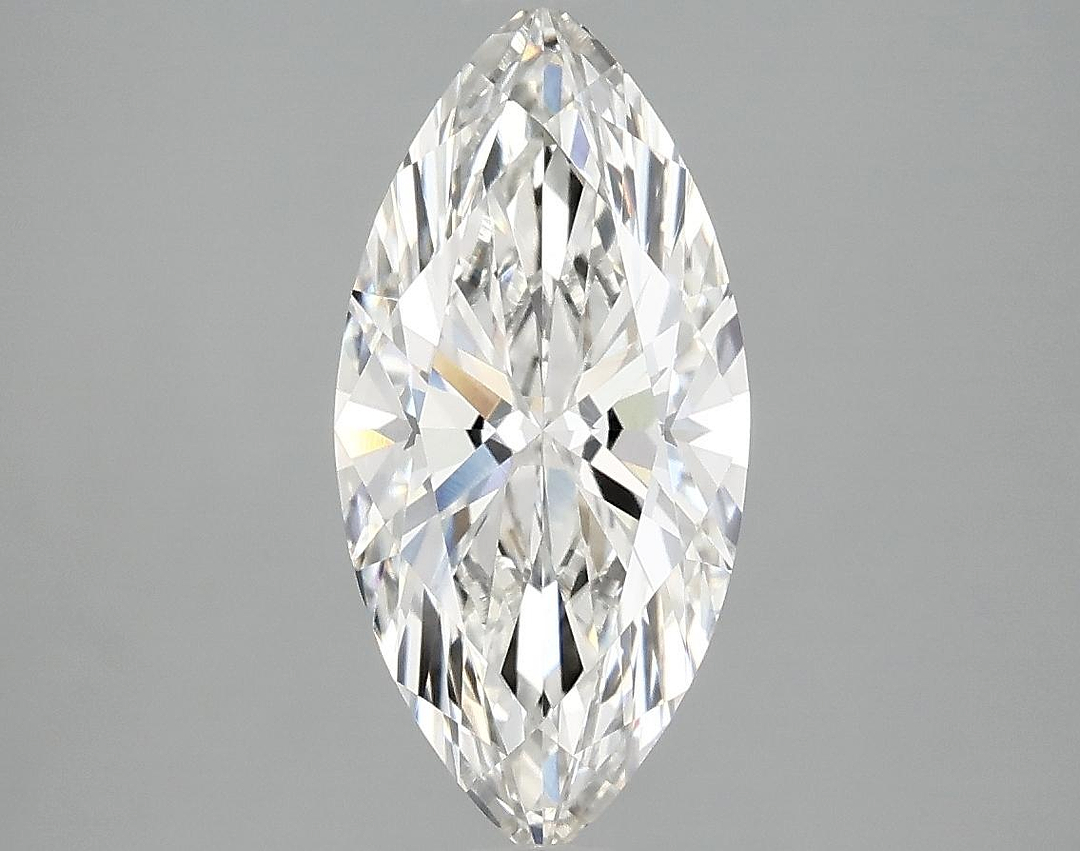 2.02 Carat Marquise Shaped Excellent Cut VVS2 IGI Certified Lab Grown Diamond