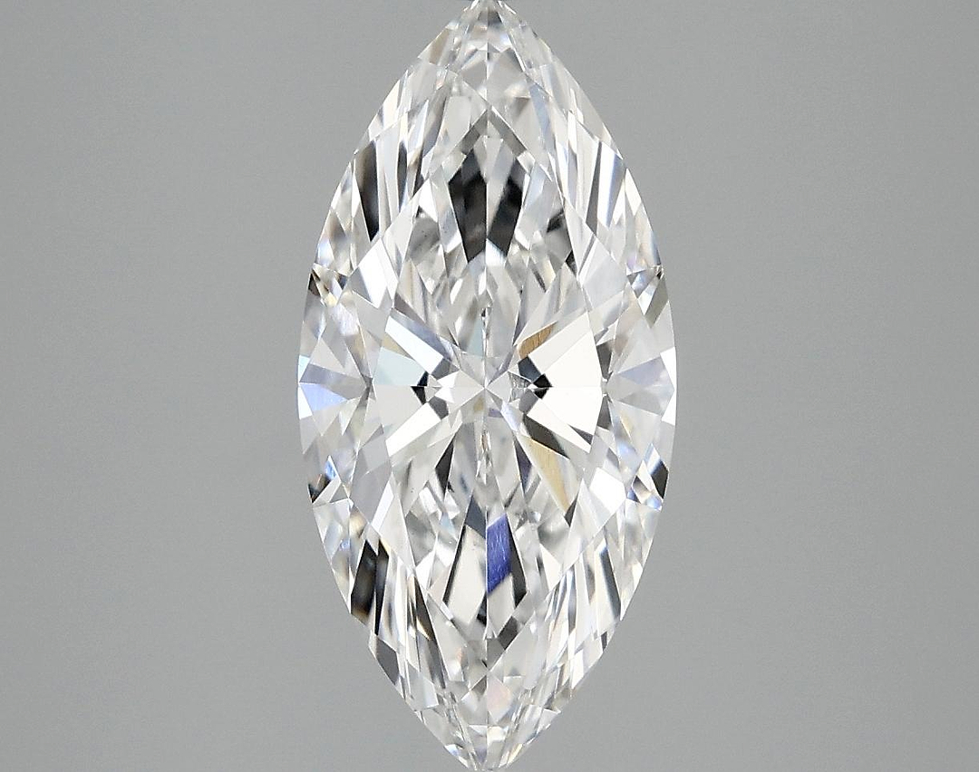 2.54 Carat Marquise Shaped Excellent Cut VVS2 IGI Certified Lab Grown Diamond