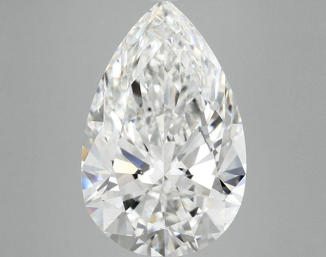 10.25 Carat Pear Shaped Ideal Cut VVS2 IGI Certified Lab Grown Diamond