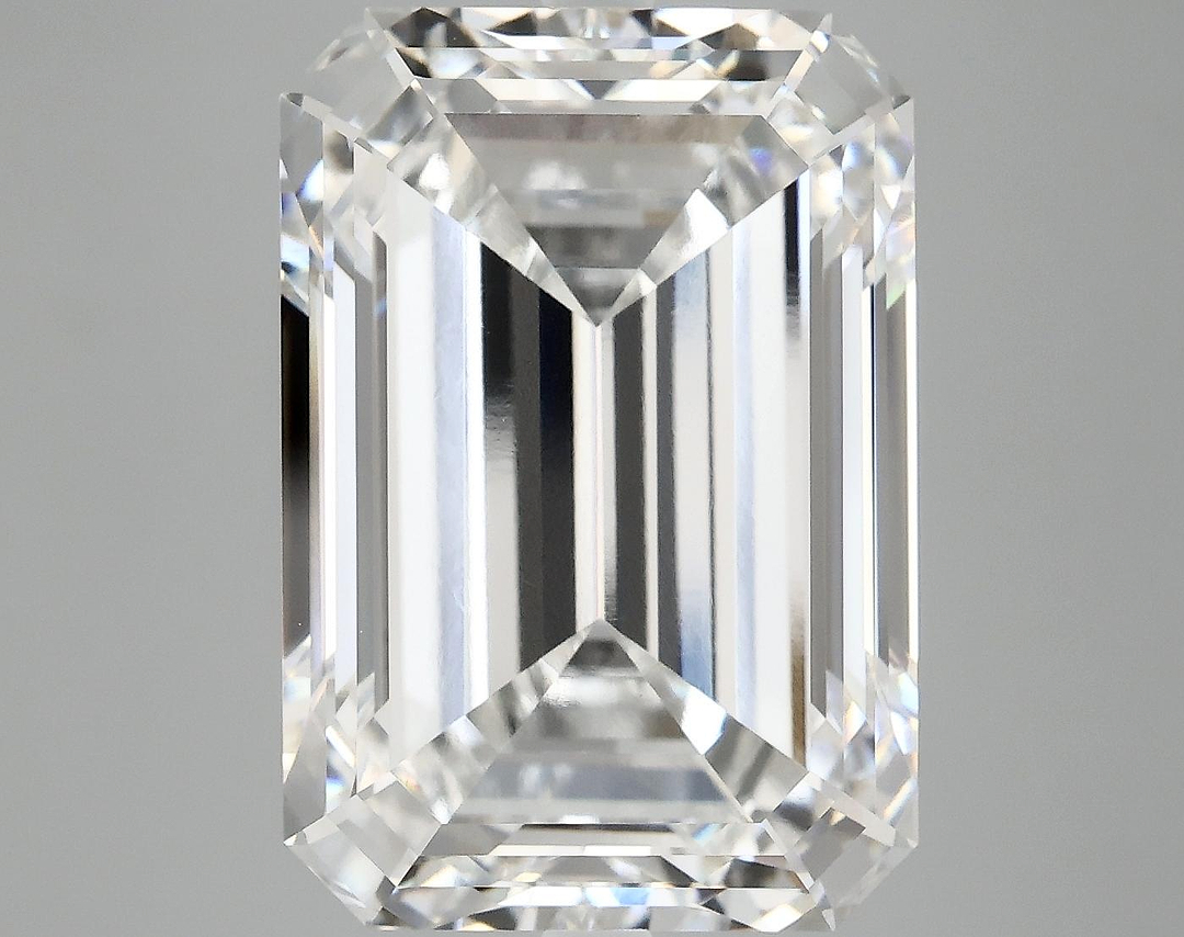 12.1 Carat Emerald Shaped Ideal Cut VVS2 IGI Certified Lab Grown Diamond