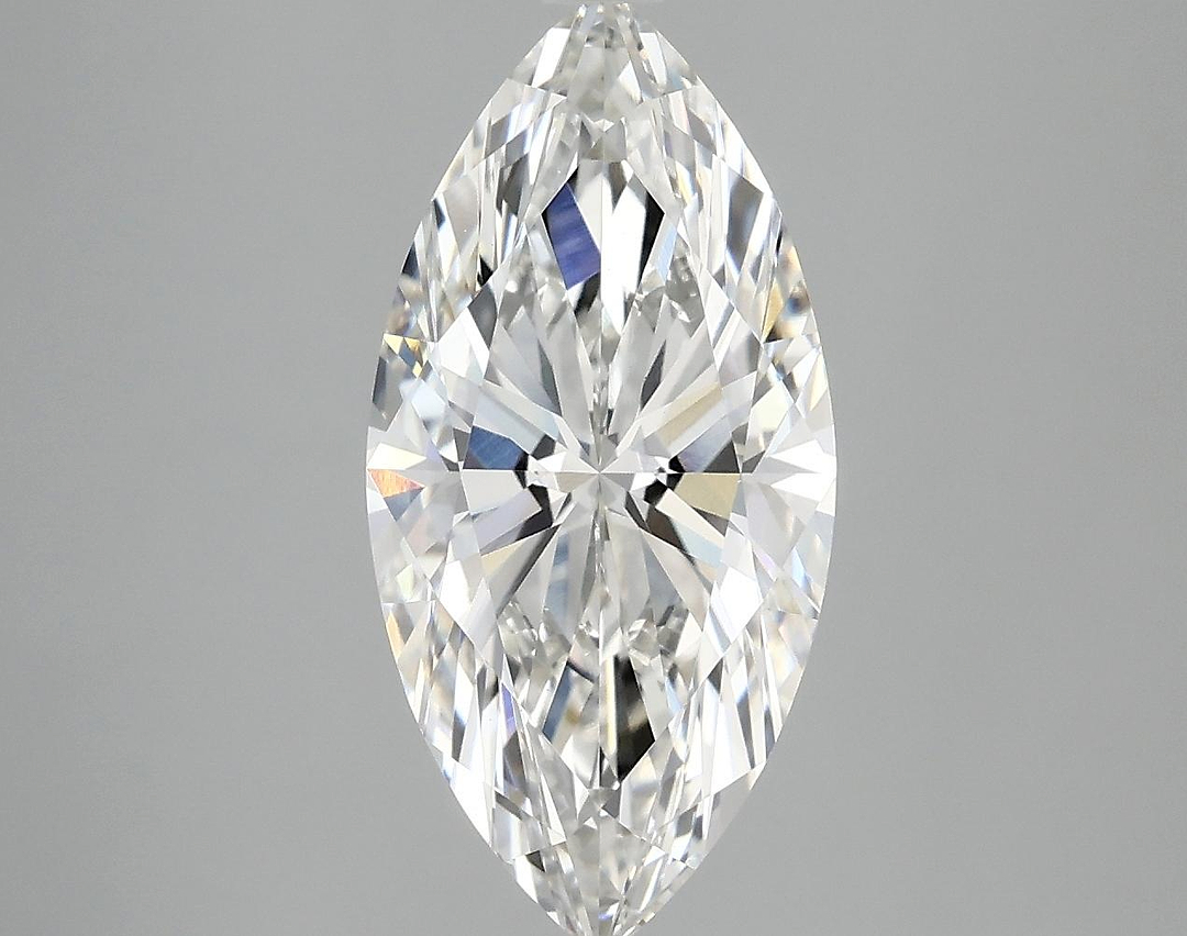 3.03 Carat Marquise Shaped Excellent Cut VVS2 IGI Certified Lab Grown Diamond