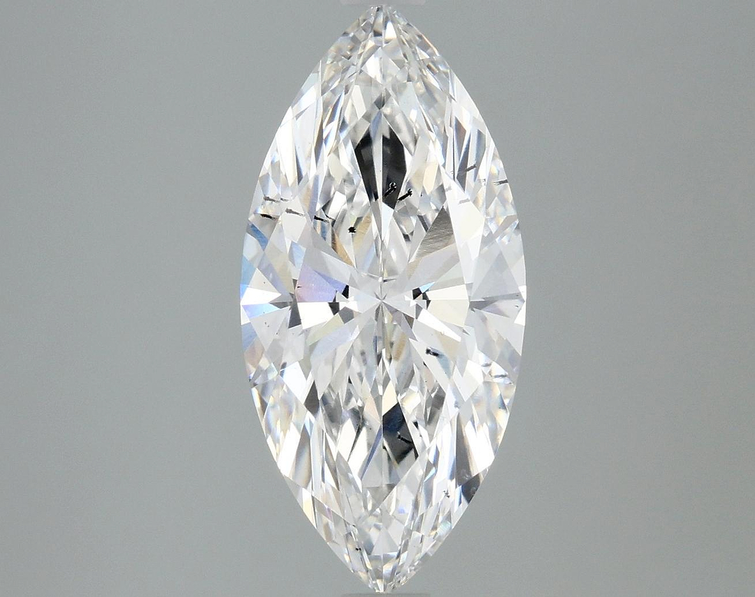 3.02 Carat Marquise Shaped Excellent Cut SI1 IGI Certified Lab Grown Diamond