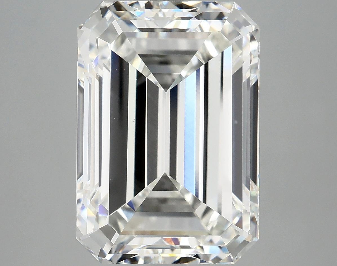 8.04 Carat Emerald Shaped Ideal Cut VS1 IGI Certified Lab Grown Diamond