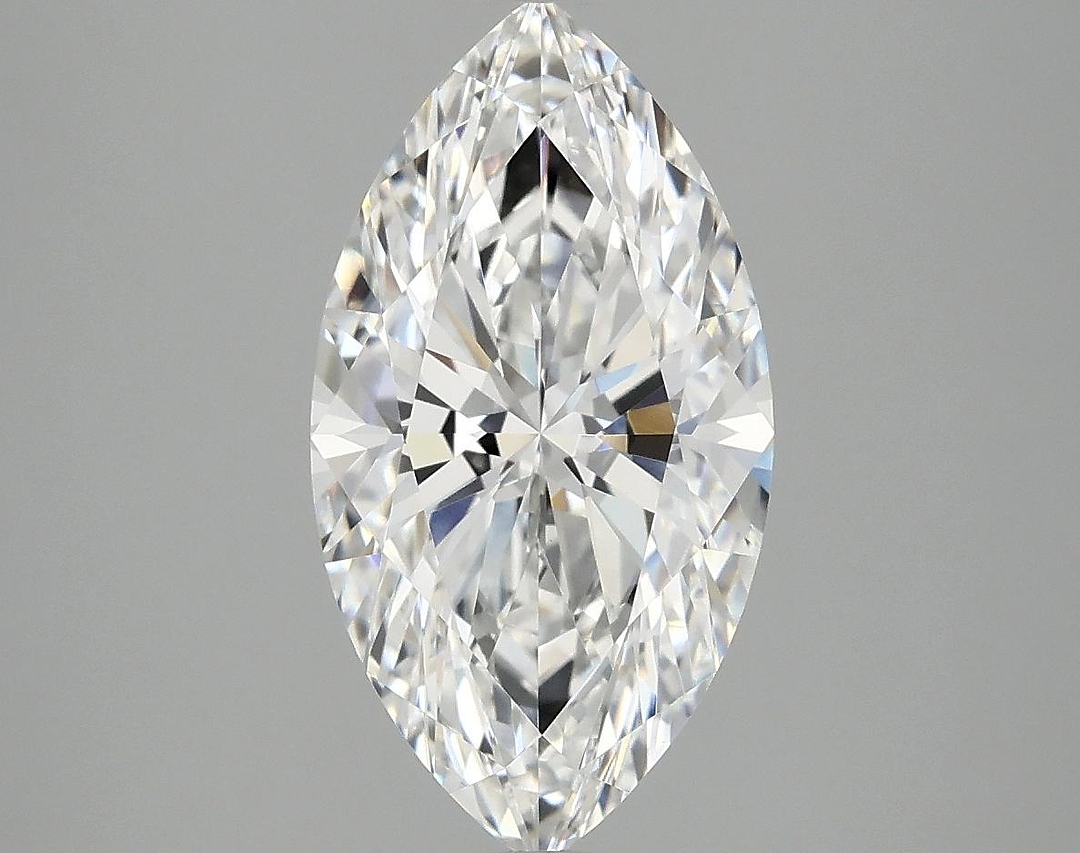 3.06 Carat Marquise Shaped Excellent Cut VVS2 IGI Certified Lab Grown Diamond