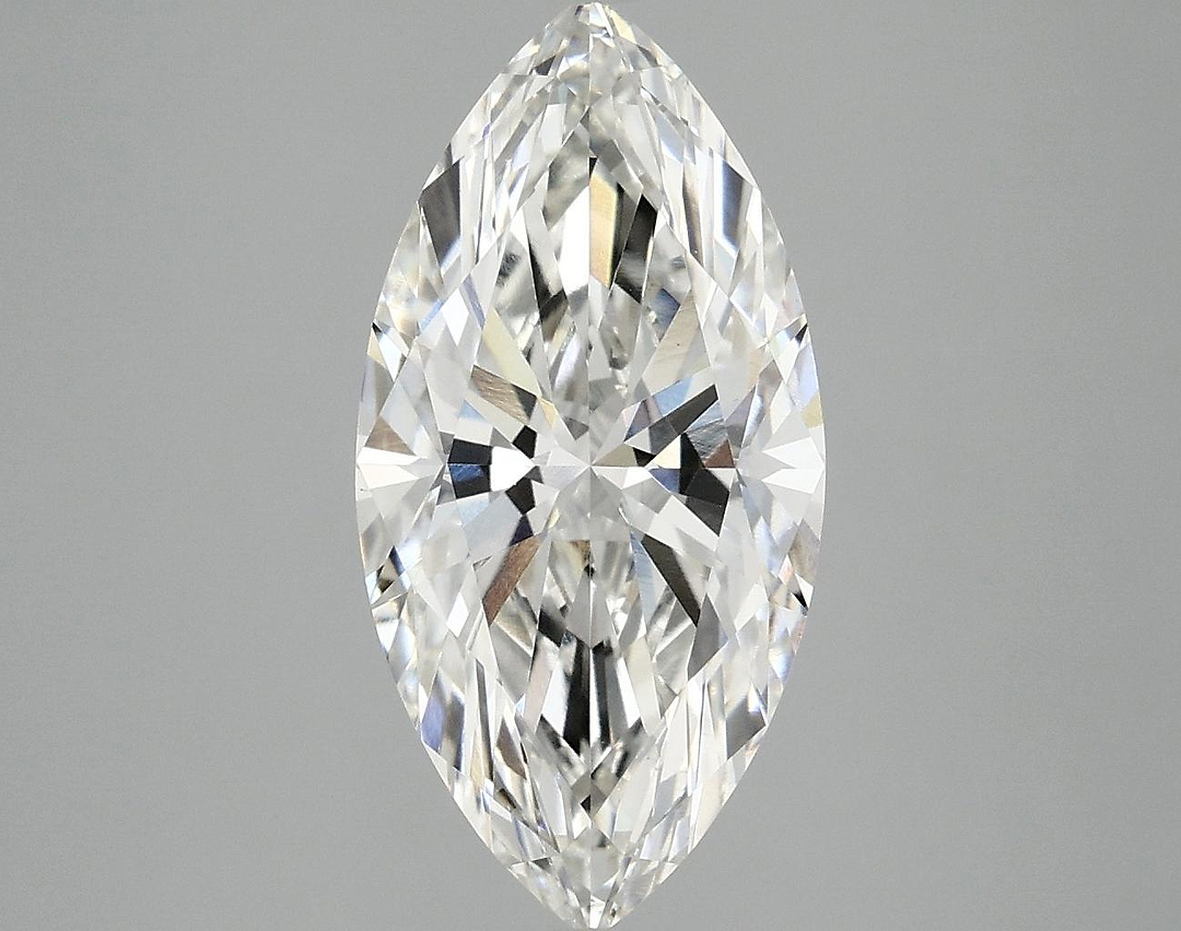 3.05 Carat Marquise Shaped Ideal Cut VVS2 IGI Certified Lab Grown Diamond