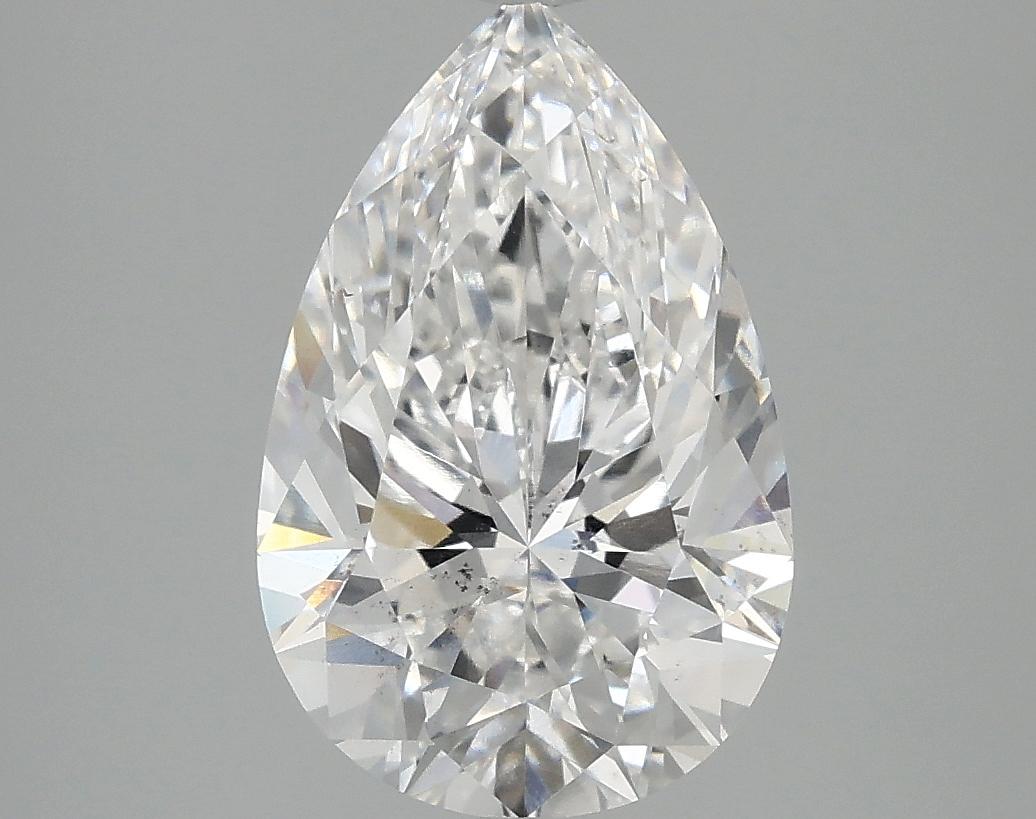3.08 Carat Pear Shaped Ideal Cut SI1 IGI Certified Lab Grown Diamond