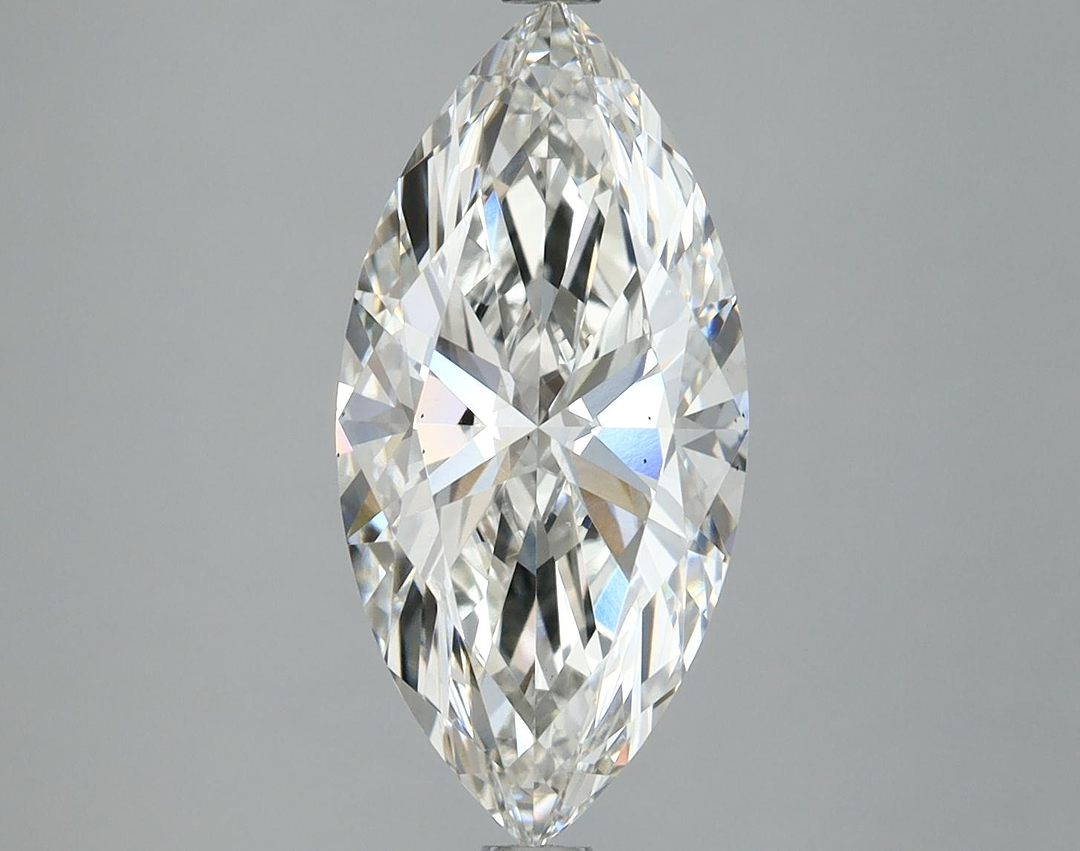 1.97 Carat Marquise Shaped Excellent Cut VVS2 IGI Certified Lab Grown Diamond