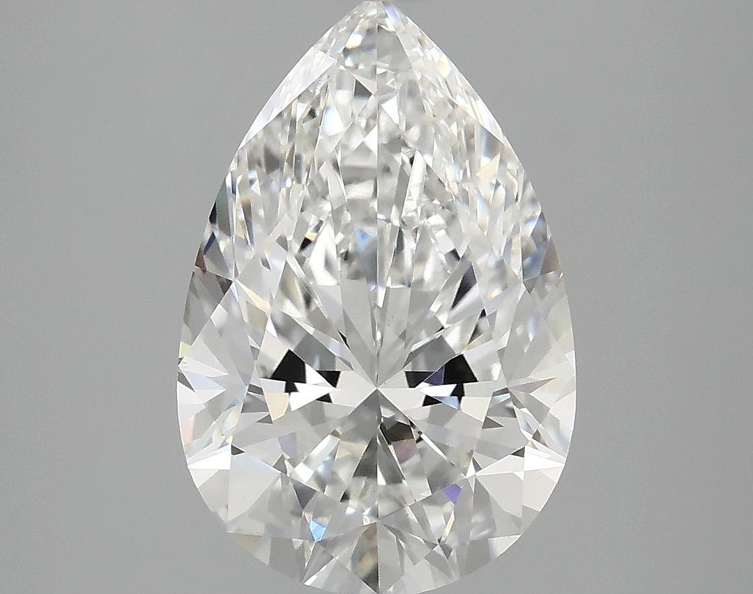 4.09 Carat Pear Shaped Excellent Cut VS1 IGI Certified Lab Grown Diamond