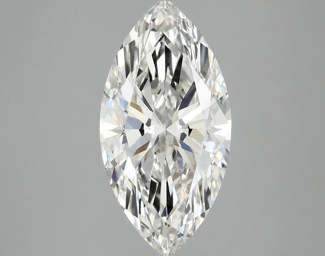 3.05 Carat Marquise Shaped Ideal Cut VVS2 IGI Certified Lab Grown Diamond