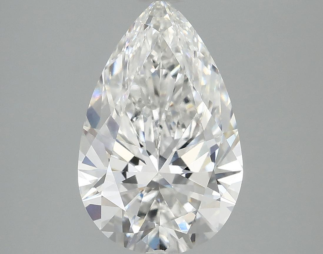 3.0 Carat Pear Shaped Ideal Cut VS2 IGI Certified Lab Grown Diamond