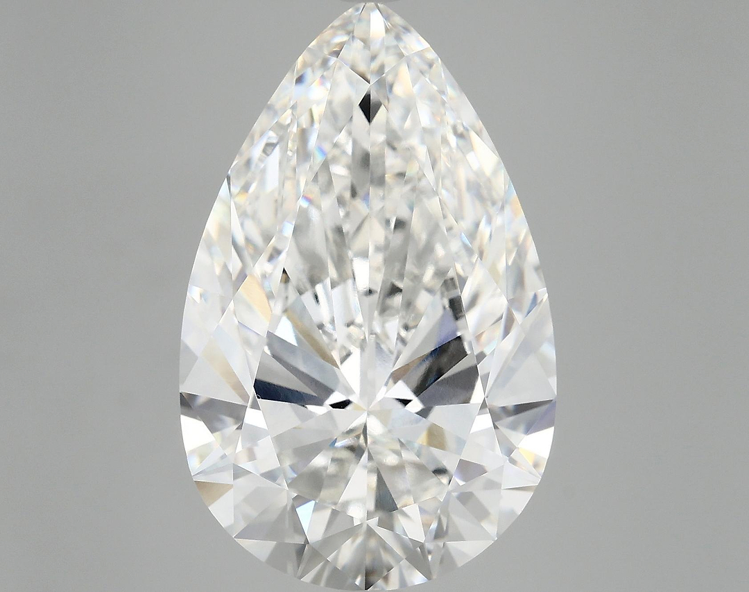 10.2 Carat Pear Shaped Ideal Cut VVS2 IGI Certified Lab Grown Diamond