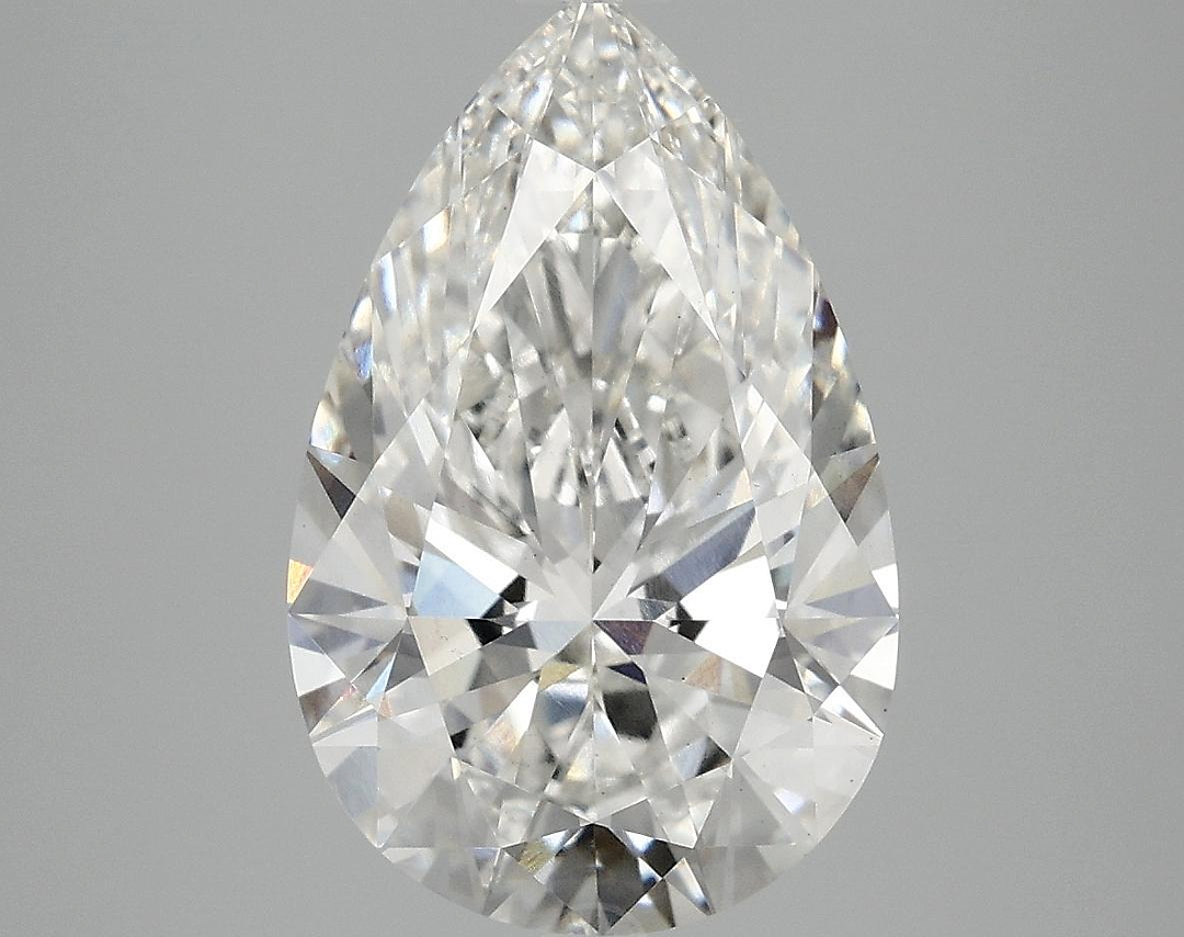 4.09 Carat Pear Shaped Ideal Cut VS1 IGI Certified Lab Grown Diamond