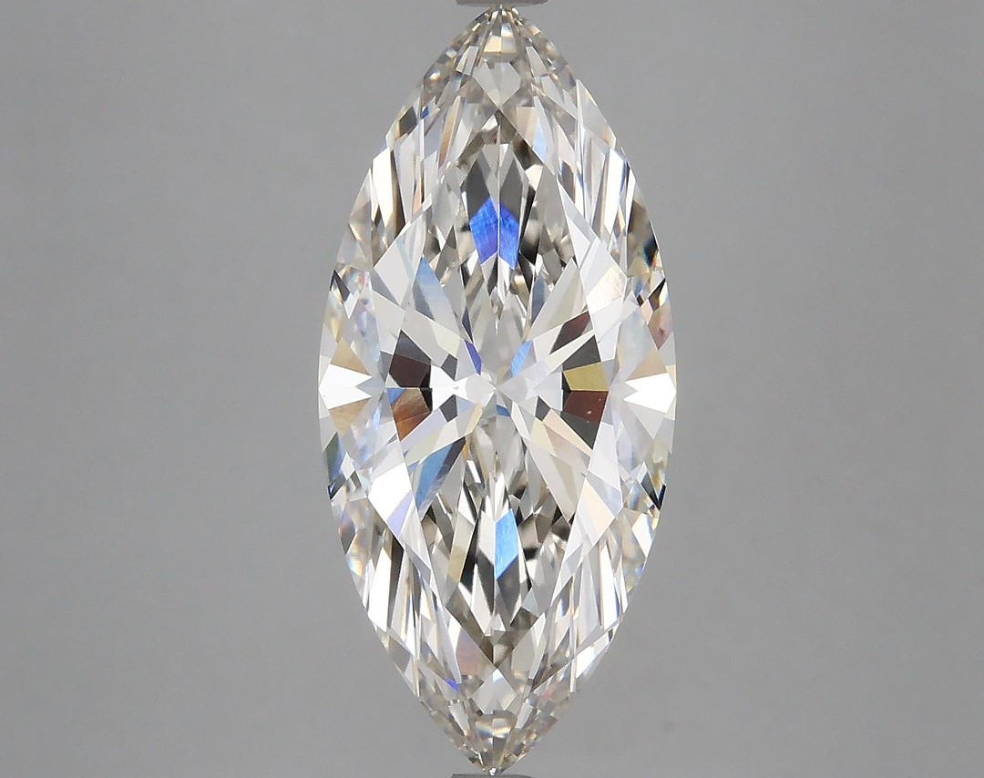 4.25 Carat Marquise Shaped Excellent Cut VVS2 IGI Certified Lab Grown Diamond