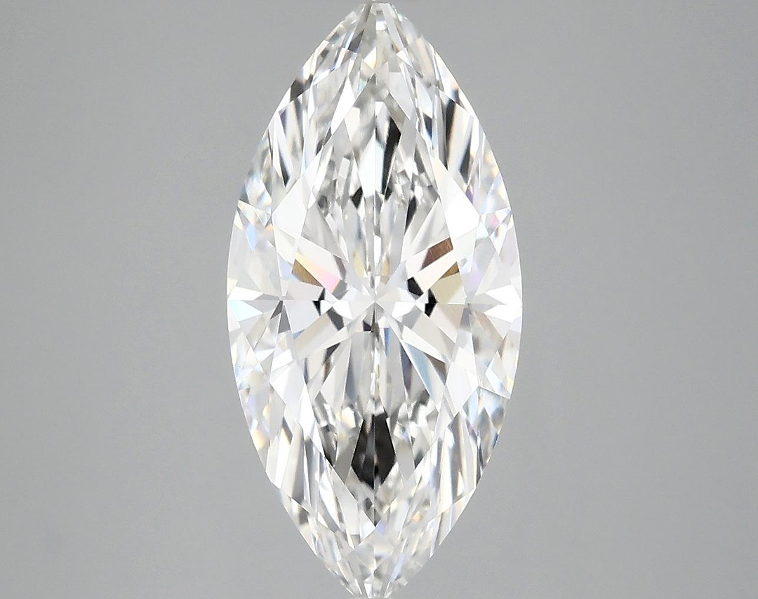 3.03 Carat Marquise Shaped Excellent Cut VVS2 IGI Certified Lab Grown Diamond
