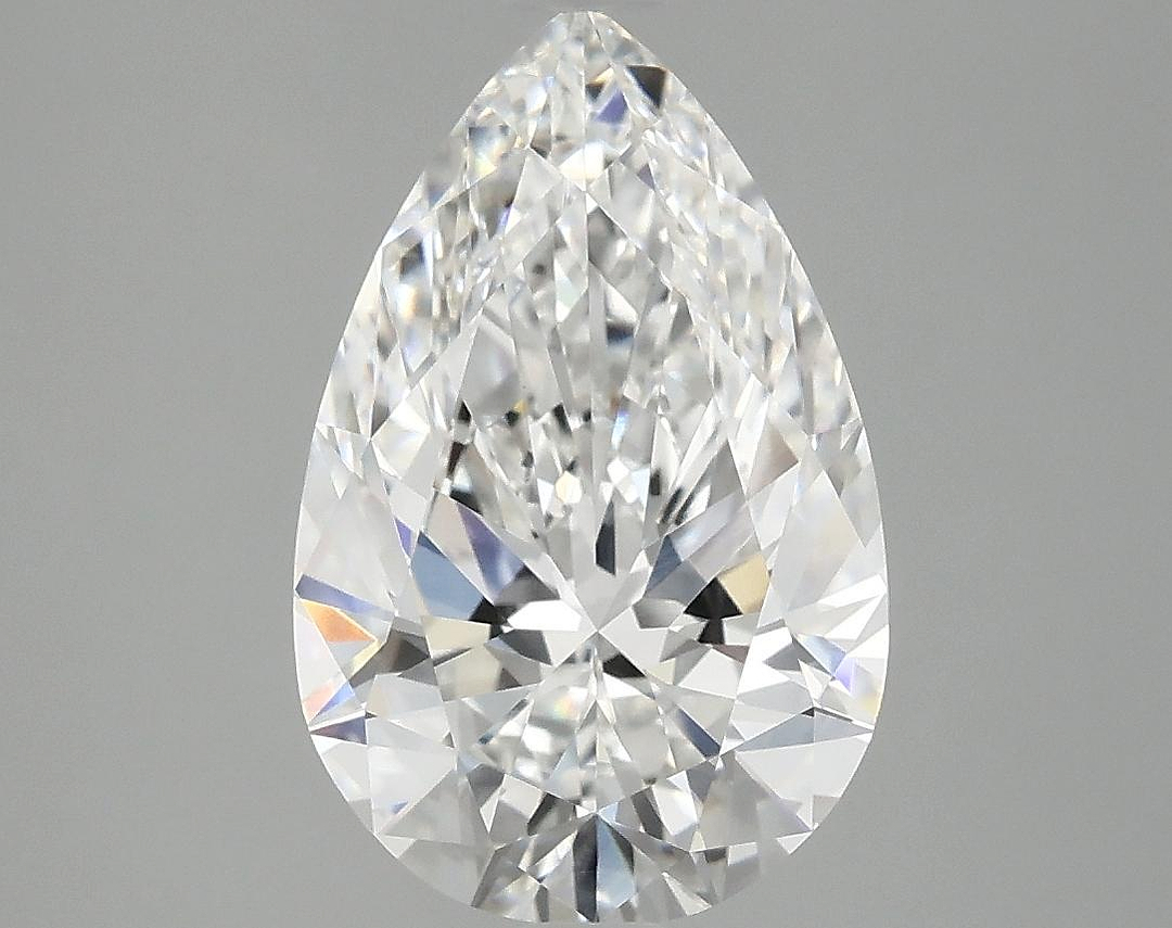 2.88 Carat Pear Shaped Ideal Cut VVS2 IGI Certified Lab Grown Diamond