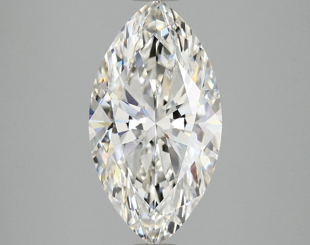 3.08 Carat Marquise Shaped Excellent Cut VVS2 IGI Certified Lab Grown Diamond