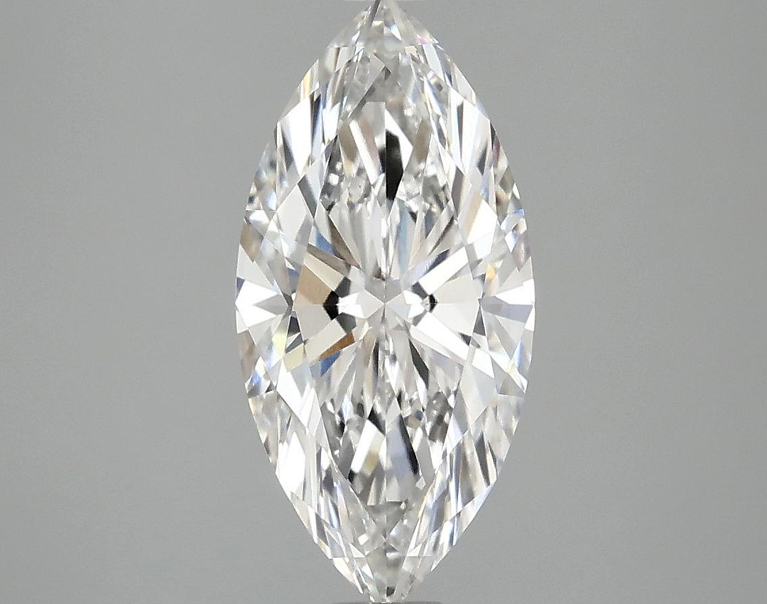 2.07 Carat Marquise Shaped Excellent Cut VVS2 IGI Certified Lab Grown Diamond