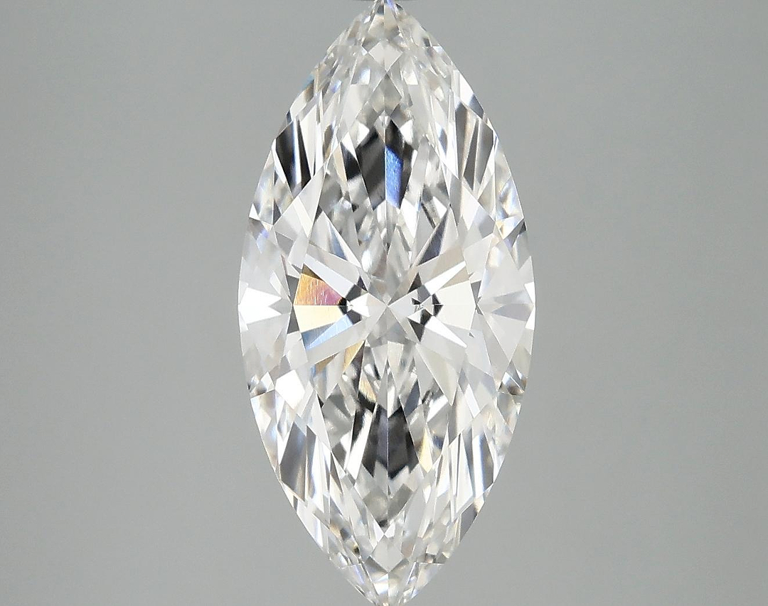 3.02 Carat Marquise Shaped Excellent Cut VVS2 IGI Certified Lab Grown Diamond