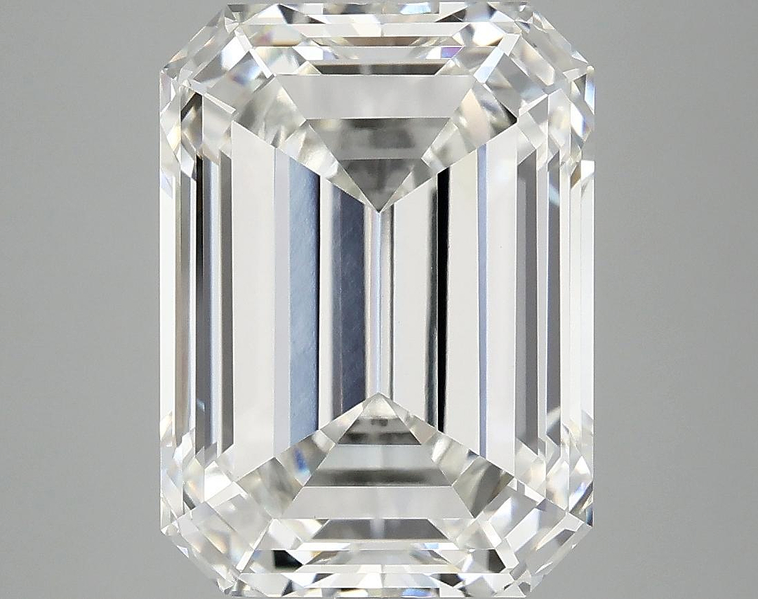 7.08 Carat Emerald Shaped Excellent Cut VVS2 IGI Certified Lab Grown Diamond