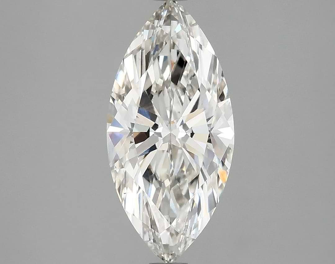 2.01 Carat Marquise Shaped Excellent Cut VS1 IGI Certified Lab Grown Diamond