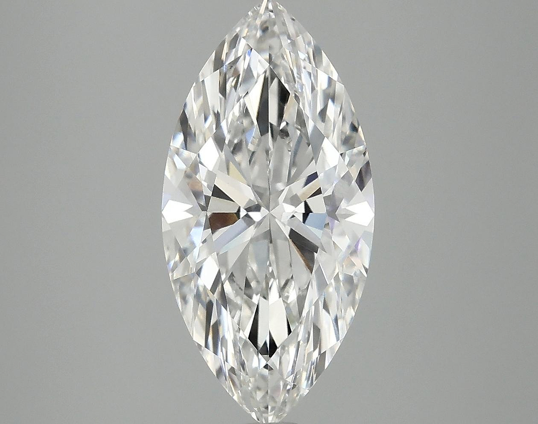 3.07 Carat Marquise Shaped Ideal Cut VVS2 IGI Certified Lab Grown Diamond
