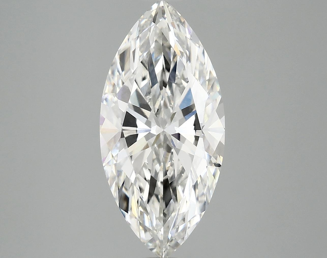3.03 Carat Marquise Shaped Excellent Cut VVS2 IGI Certified Lab Grown Diamond