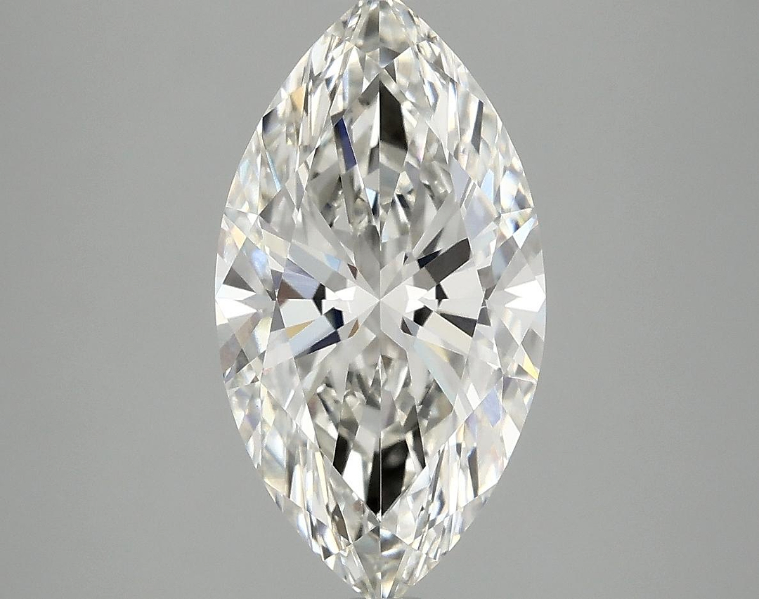 3.02 Carat Marquise Shaped Excellent Cut VVS2 IGI Certified Lab Grown Diamond