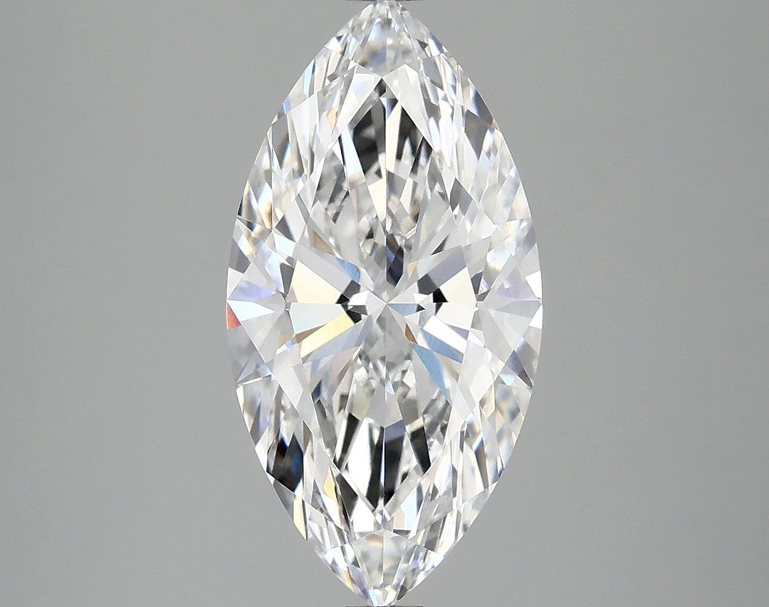 3.07 Carat Marquise Shaped Ideal Cut VVS2 IGI Certified Lab Grown Diamond