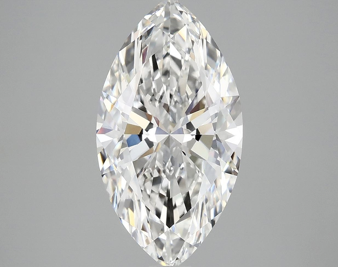 3.02 Carat Marquise Shaped Excellent Cut VVS2 IGI Certified Lab Grown Diamond